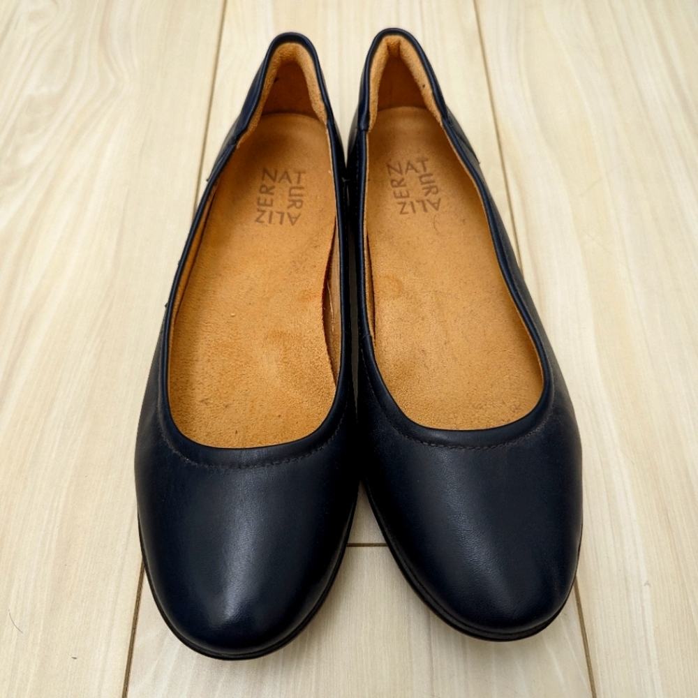 Navy, Naturalizer flats, 7.5, worn once